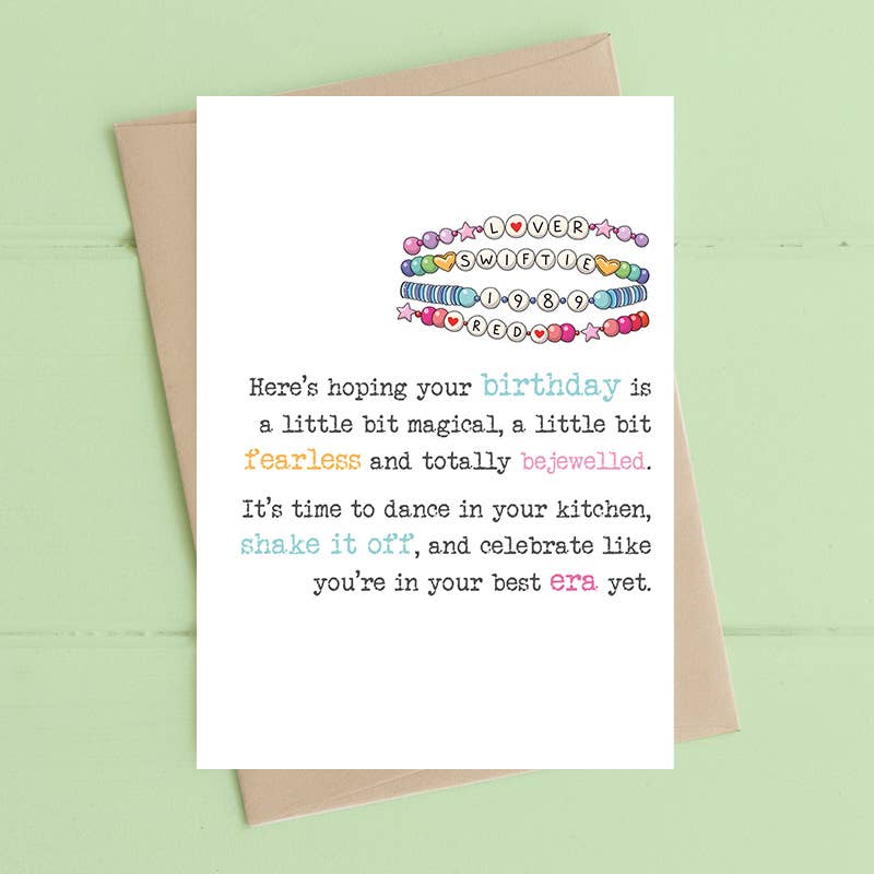 Swiftie Birthday - Greetings Card