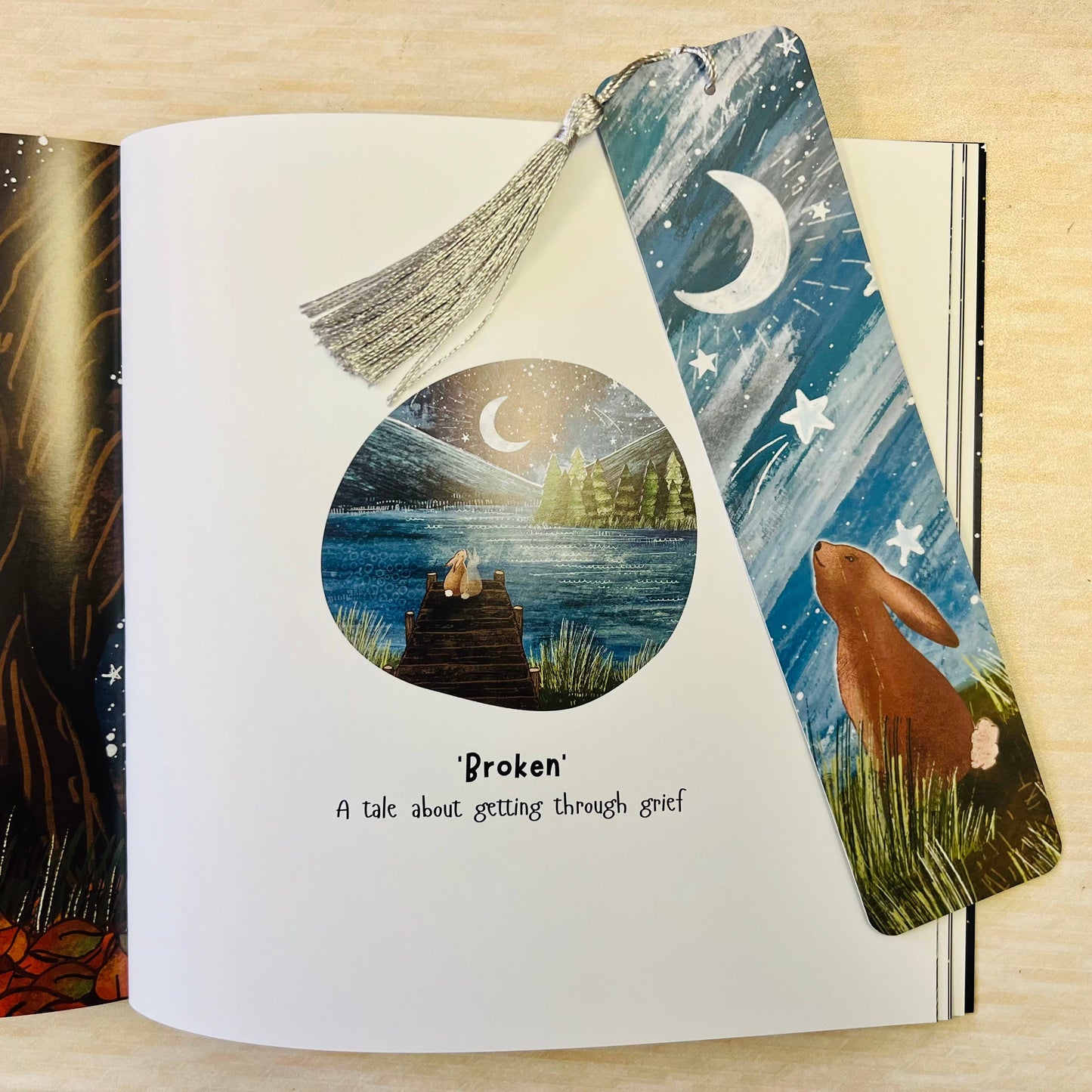 Rabbit Bookmark - One Step At A Time