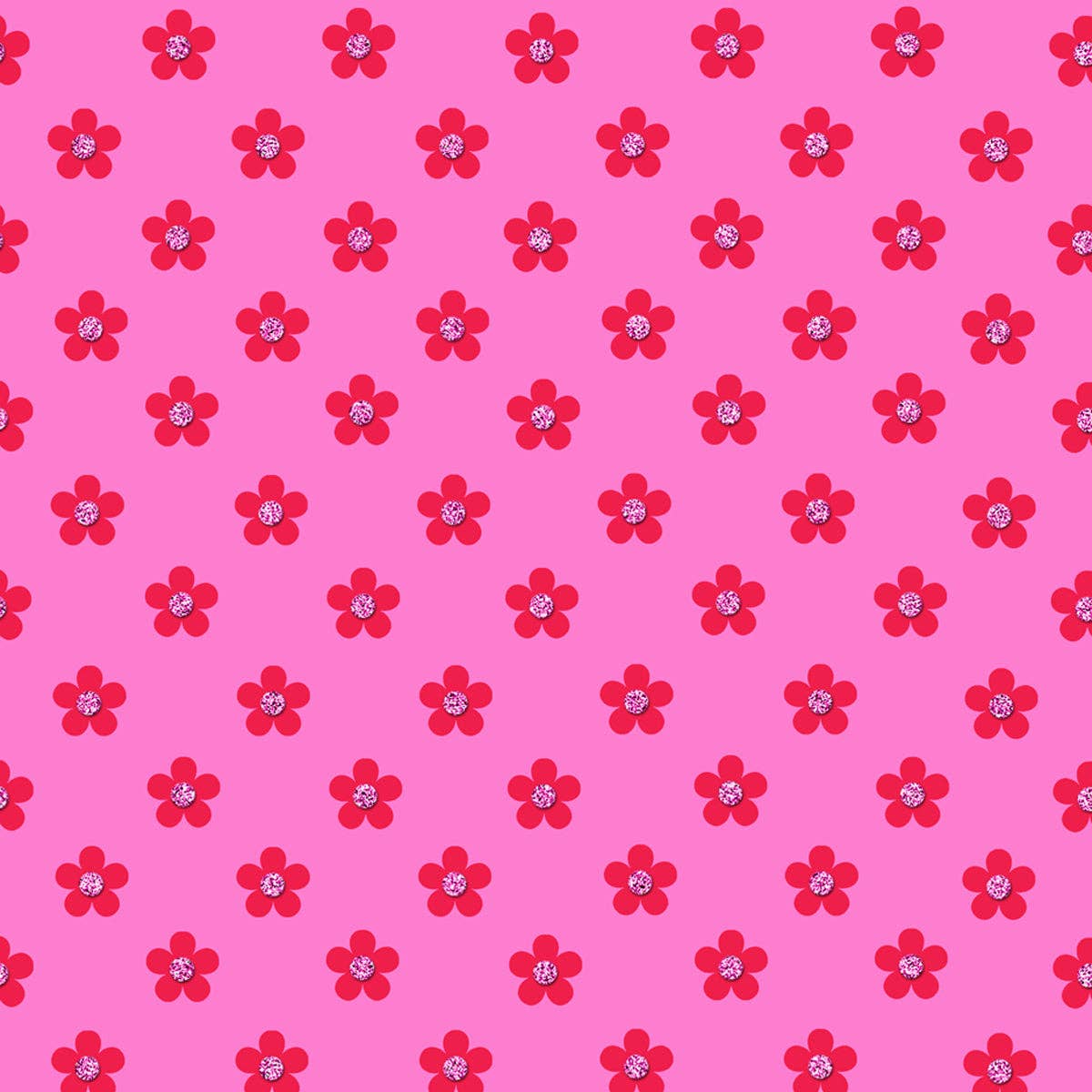 Eco friendly Biodegradable Glitter FSC© Wrapping Paper Chic Rouge: Floral