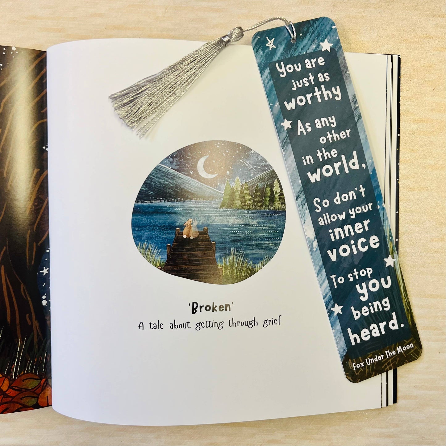 Rabbit Bookmark - One Step At A Time