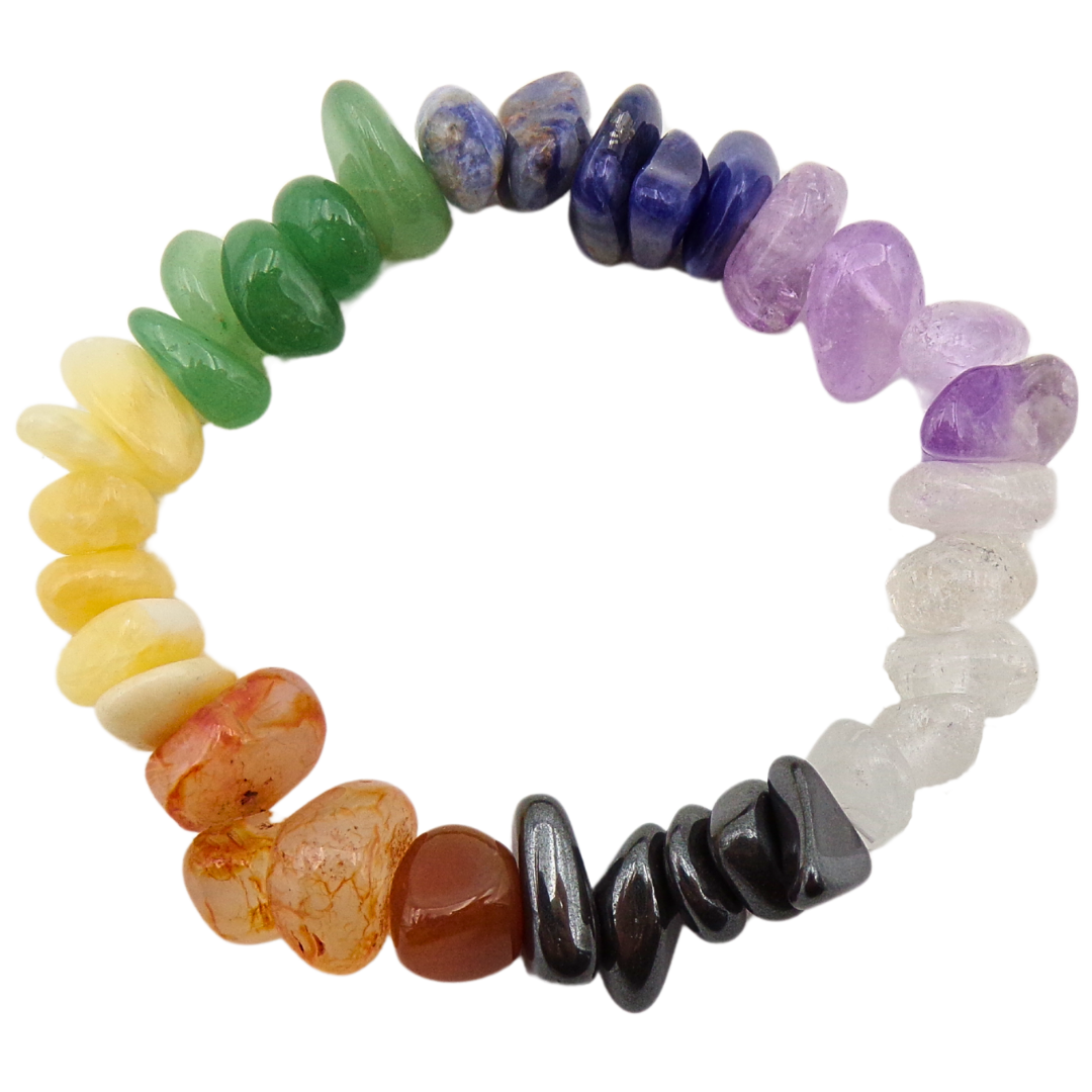 Chakra Chunky Chip Bracelet