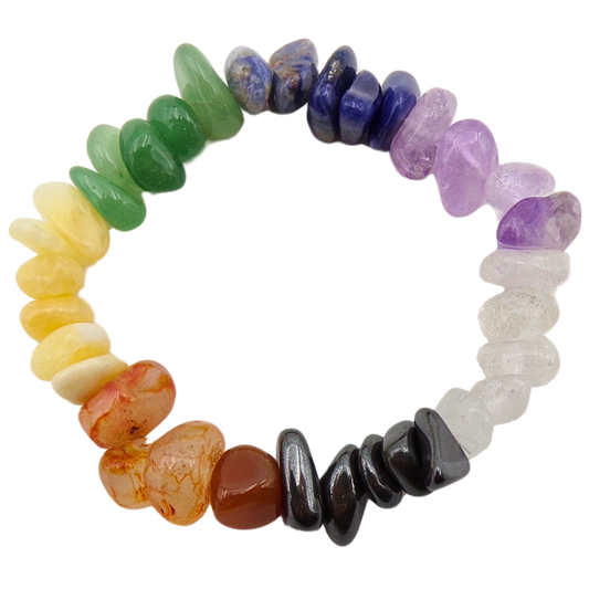 Chakra Chunky Chip Bracelet