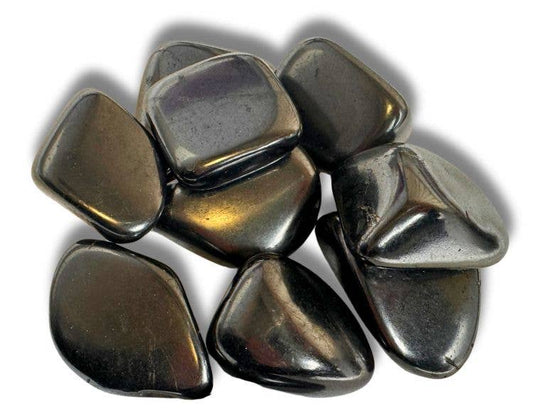 Polished Shungite Specimen Pebble: 51-75mm
