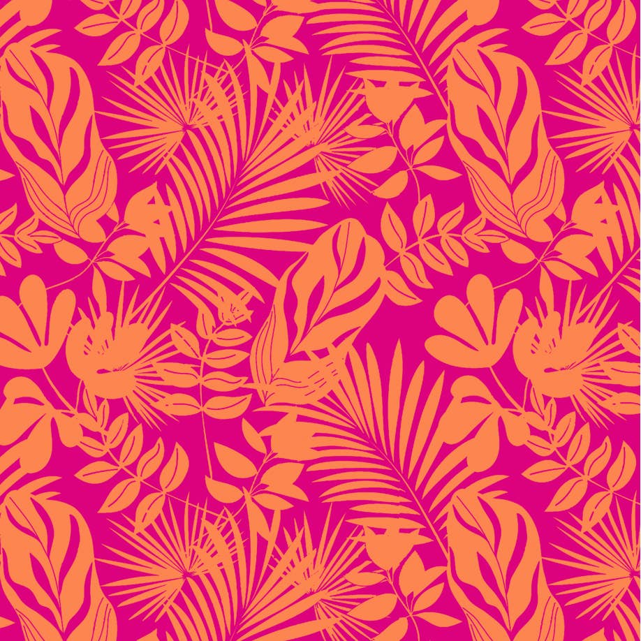 Eco-friendly Birds Blooms FSC™ roll wrap paper (12) Spring: Pink Hummingbird