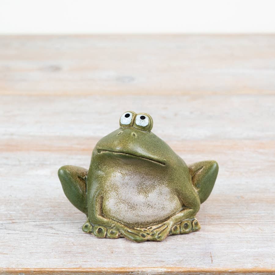 Green Frog Deco, 14.9cm