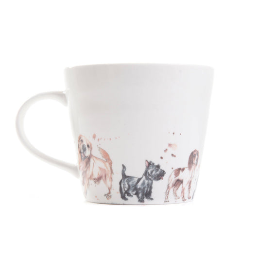 The Pooches - Dogs Design Bone China Mug