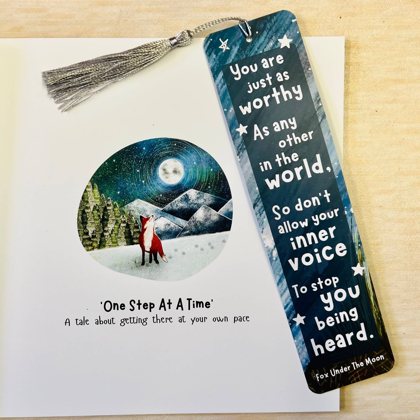 Rabbit Bookmark - One Step At A Time