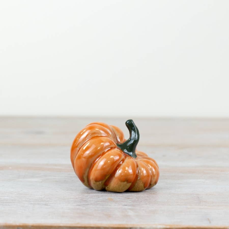 Small Pumpkin Ornament, 9cm