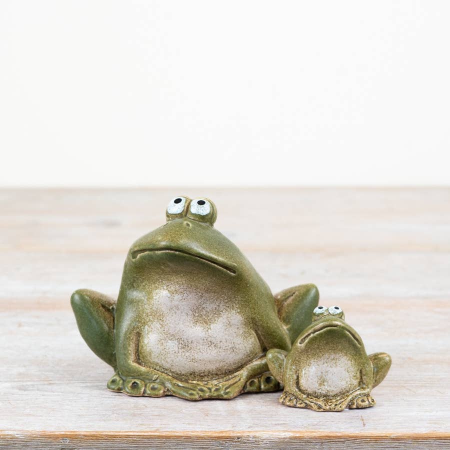 Green Frog Deco, 14.9cm