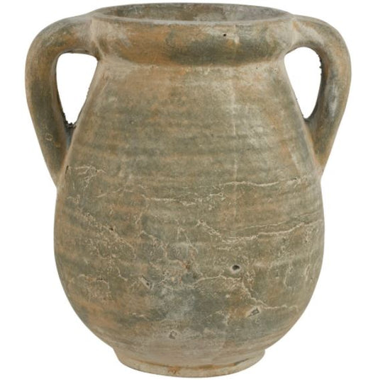 Stoneware Jar with Handles