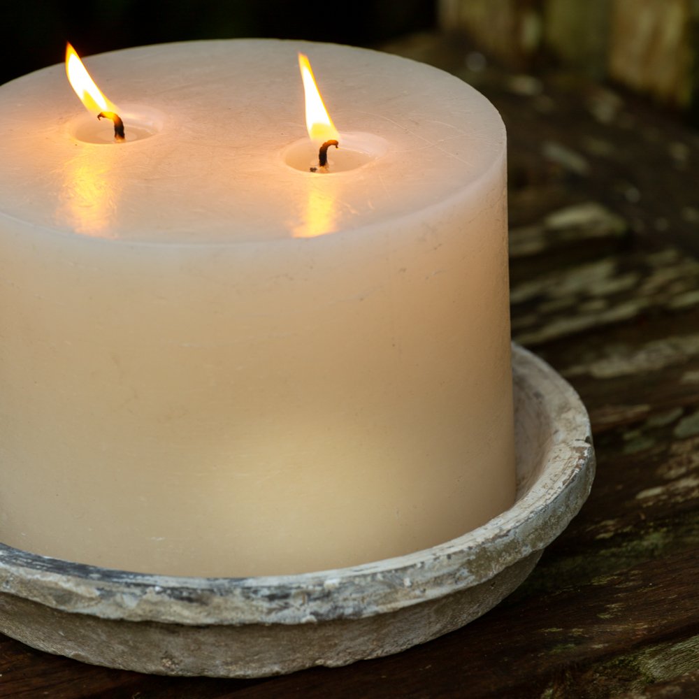 Outdoor Rustic Candle