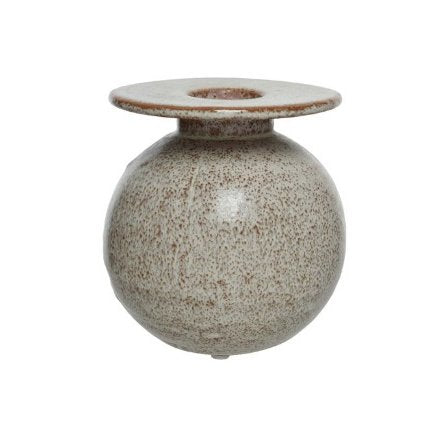 Stoneware Vase in round 14.5cm